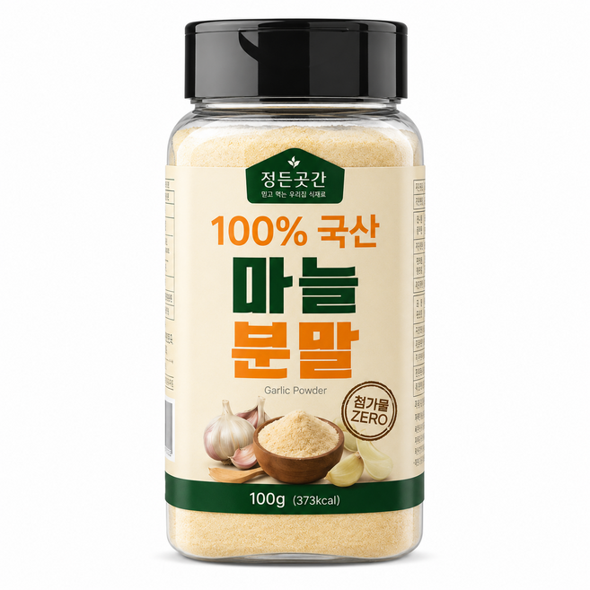 정든곳간 100% 국산 마늘분말가루, 100g, 1개