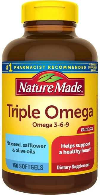 네이쳐메이드 트리플 오메가캡슐369 150캡슐, 1개, 150정 - 쿠팡