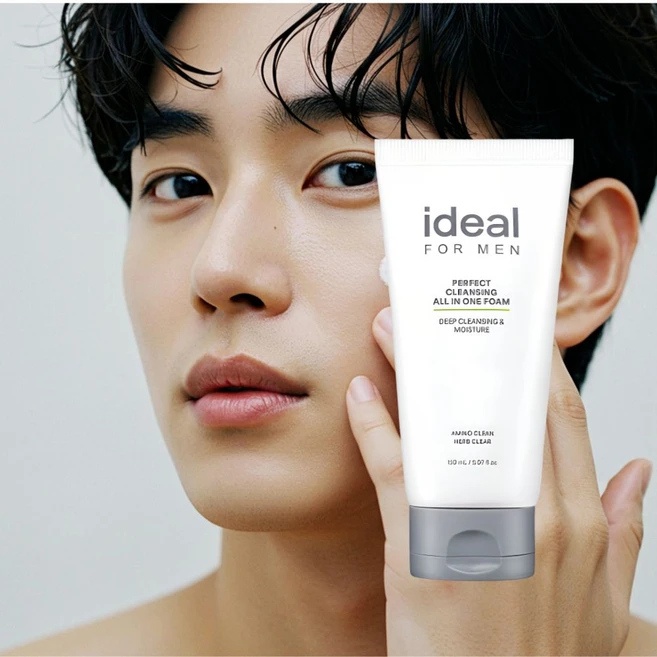 아이디얼포맨 남성 클렌징폼 쉐이빙 모공케어 퍼펙트 올인원 클렌징폼, 올인원 클렌징폼 x 150ml  x 1개, 1 - 쿠팡