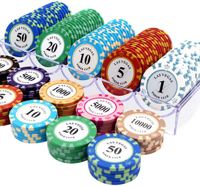 영라이즌 국제규격 숫자 칩 데칼크레이 포커칩 100P칩+케이스 세트, 데칼크레이 100P칩+케이스 세트, 1개