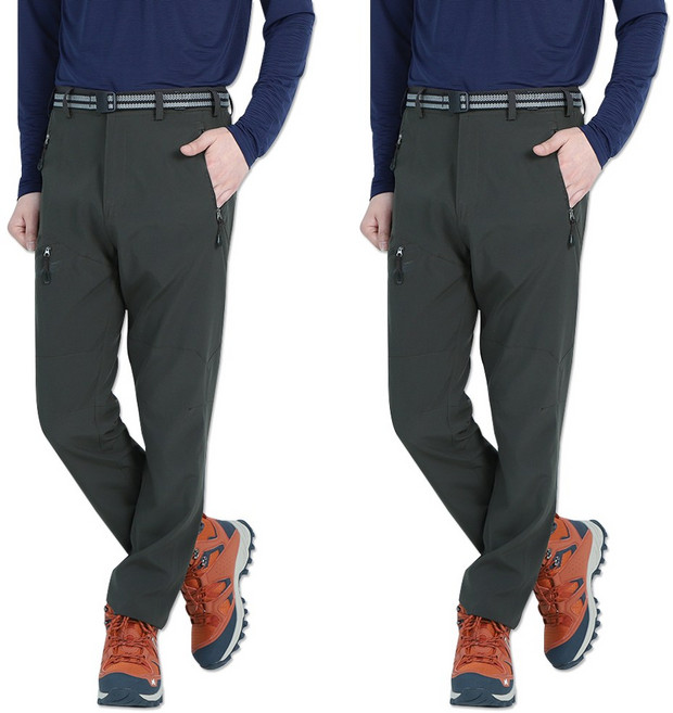 꽃중년 여름 작업복바지 스판 기능성 편한 작업용 하의 원플러스원 빅사이즈