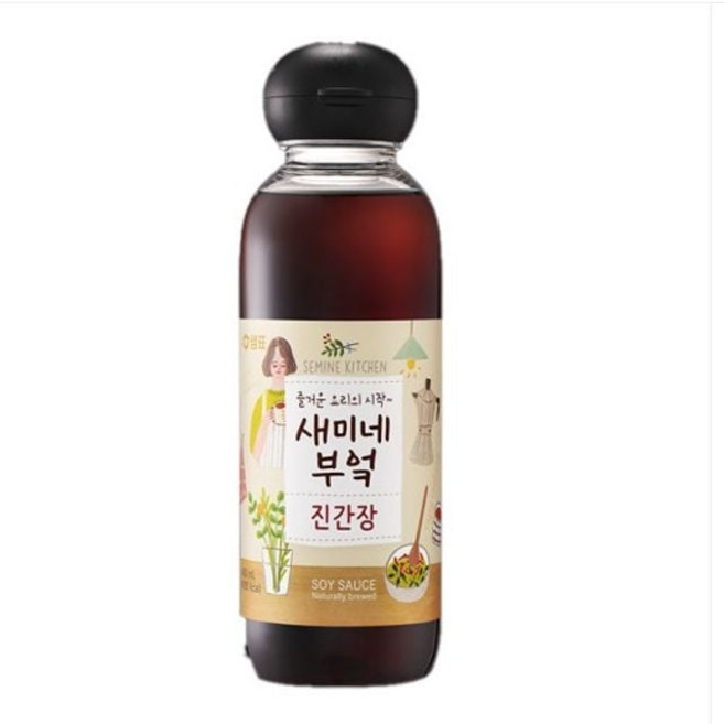 볶음 고기양념 양념장 고기재우기 샘표 새미네 부엌 진간장 국간장 간장 조림, 450ml