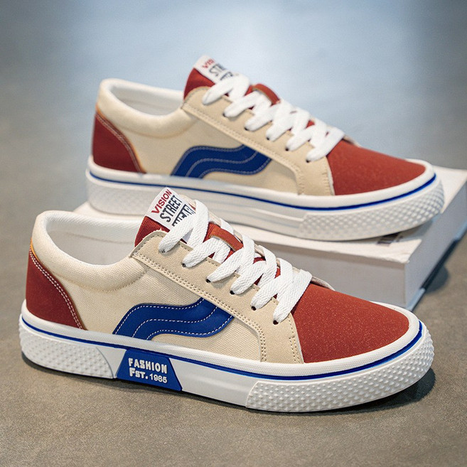 POMTOR 남자운동화 캔버스화 통기성 스니커즈