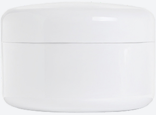 크림용기 투명 / 화이트 50ml + 캡 색상 가능 + 리드 포함 10개 화장품 제작 용기