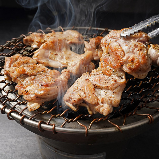 마들푸드 춘천 닭갈비 국내산 닭다리살 캠핑음식 숯불 허브닭갈비, 1개, 1kg