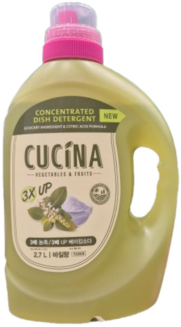 쿠치나 바질 주방세제 2.7L (바질향), 1개
