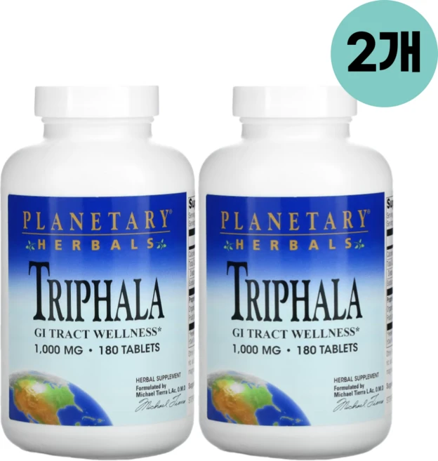 플래니터리 허벌 트리팔라 180정 2개 Planetary Herbals Tirphala - 쿠팡