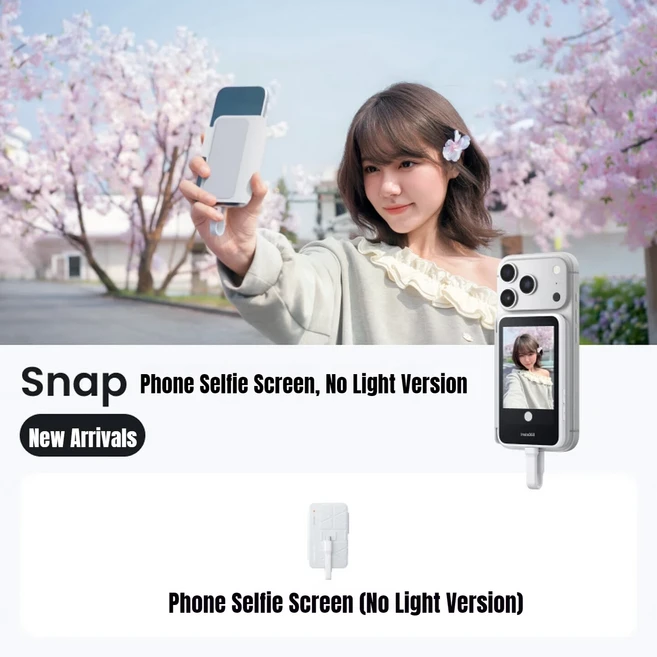 100% 인스타360 스냅 최고의 인물 사진 촬영 도구 후면 카메라가 있는 보조 셀카폰, 01 Standard No Light