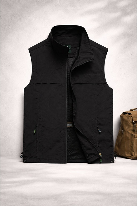 루미빈 남성 여름 메쉬 기능성 아웃도어 낚시 작업 베스트