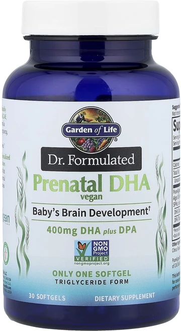 가든오브라이프 Dr. Formulated Prenatal Vegan DHA 30정, 1개 - 쿠팡
