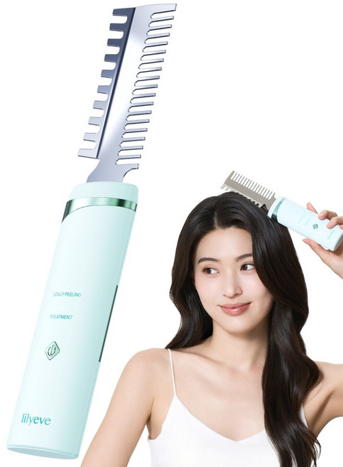 릴리이브 스칼프턴 소닉 필러 두피 각질 케어 두피 디바이스, 민트, LE26-SC01