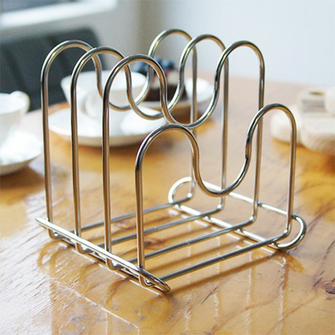 노라커머스 국산 스테인리스 3칸 도마거치대, 1개