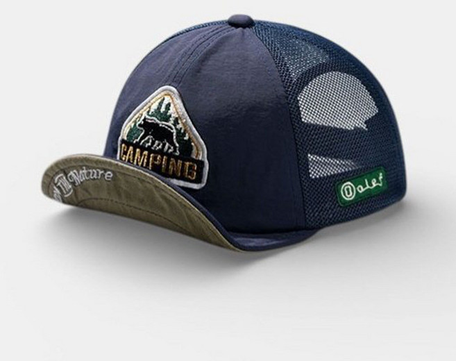 아이꼼므 남아 여아 키즈 여름 시원한 와이어 짧은챙 모자 네이쳐 캠핑 메쉬캡