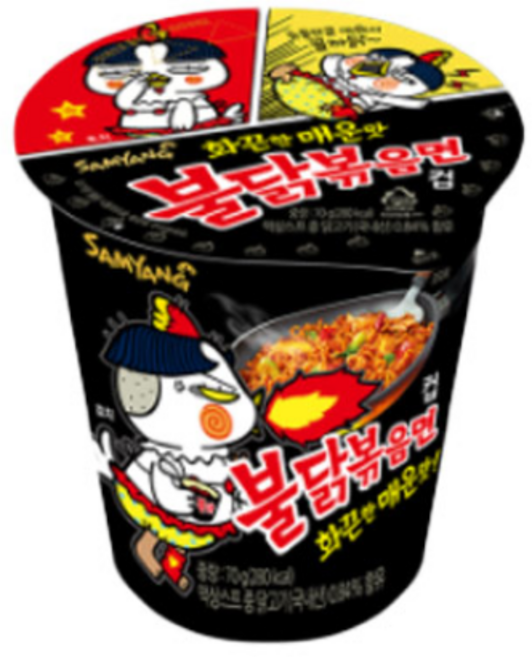 불닭볶음면 소컵 70g, 24개