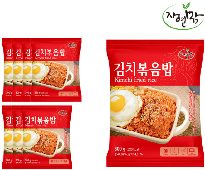 [자연맘스토리] 자연맘 김치 볶음밥 300g x 8개