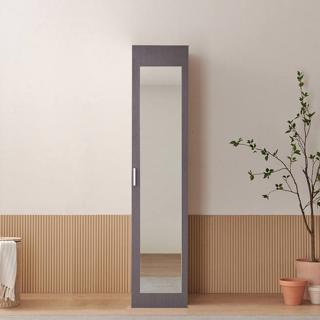 공간사이 메모리 400 거울옷장, 그레이 tf1068