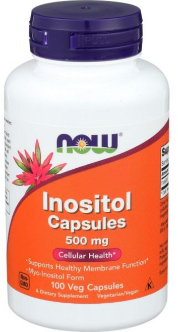 [해외 직송품] 나우푸즈 이노시톨 캡슐 500mg