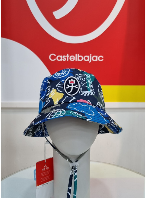 까스텔바작 여성골프 봄 여름 가을 시원한 벙거지페턴모자DMGC701, 블루, 1개