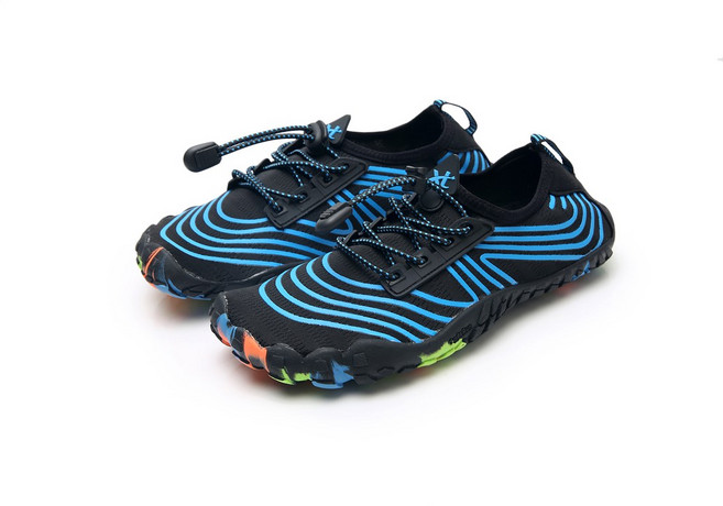 厚底五指運動沙灘涉水溯溪防滑鞋 紫玉蘭 5506, 藍色,40, 1個