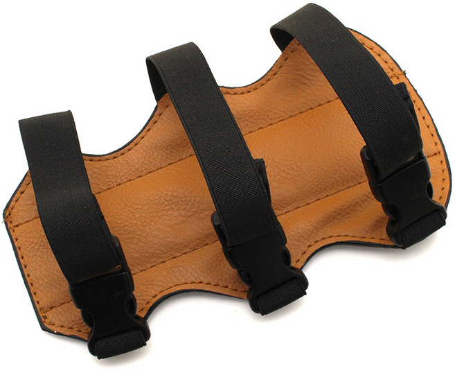 리커브 보우 암 가드 보우 및 화살표 양궁 암 가드 소가죽 트림 가죽 암 가드-142439, 옵션01, 1개