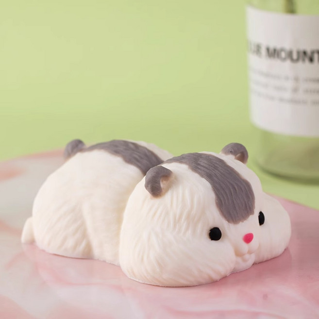 푸딩틀 실리콘 토끼 고양이 젤리 카페 베이킹 디저트, 햄스터, 1개
