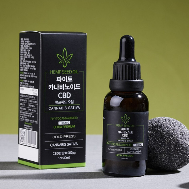 파이토카나비노이드 CBD 햄프씨드 오일 30ml 대마종자유, 5개