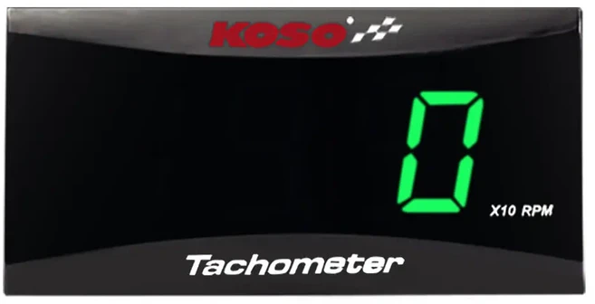 호환 KOSO RPM 미니 미터 바이크 오토바이 LCD 디지털 디스플레이 엔진 타코미터 Yamaha Suzuki Kawasaki B, 05 Green