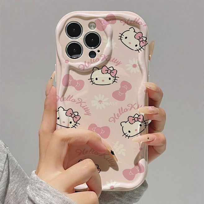 유샘무역 CY332 갤럭시 A76 A56 A36 A26 A17 A07 고양이 리본 패턴 젤리 케이스