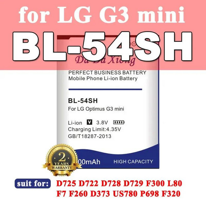 호환 LG G5 G6 G4 G7 G8 G3 미니 ThinQ V20 H850 D725 D858 + LM G710 Q7 LMQ610 G600L 용 고용량 배터리, 04 For LG G3 mini, 01 CHINA, 04 For LG G3 mini, 04 For LG G3 mini