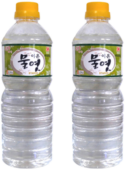 창성당 단풍마을 물엿 1.2kg 2개 백엿 이온물엿