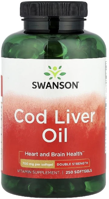 스완슨 코드 리버 오일 Cod Liver Oil 소프트젤 250정, 1개 - 쿠팡