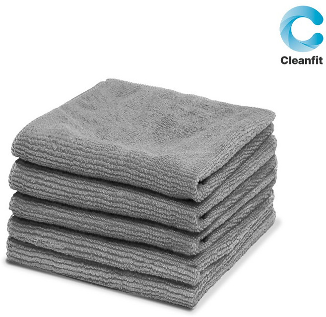 크린핏 경편 극세사 손걸레 40x40, 경편(회색), 5개