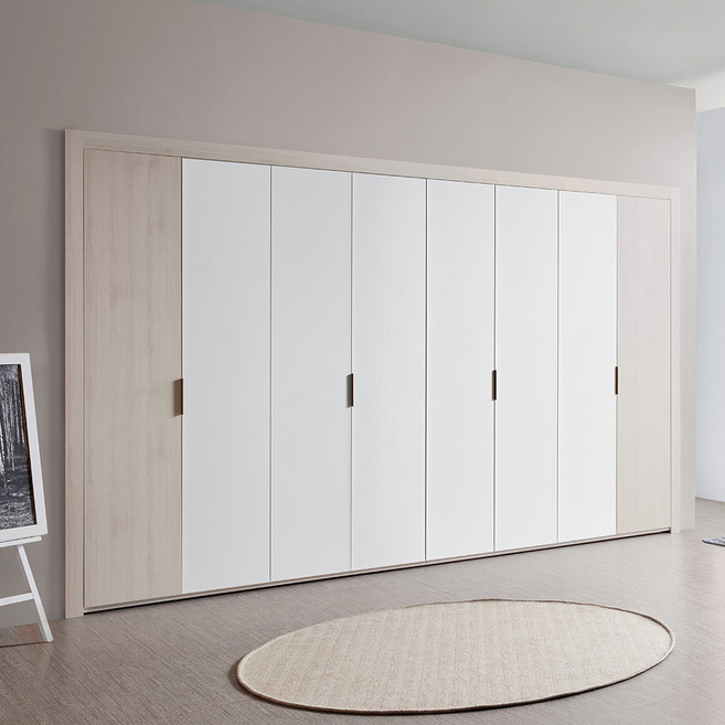 보루네오 이노 붙박이장 맞춤가구 여닫이 240cm 8자, 콤비 240cm