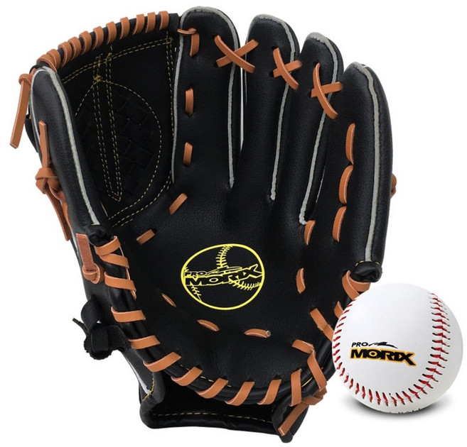 프로모릭스 풀카운트 야구글러브+야구공 세트, +야구공1개, 1개