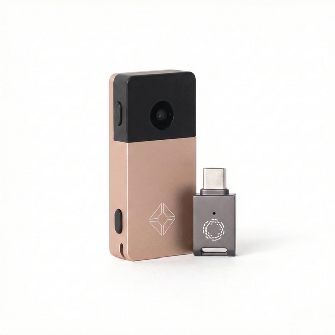 Blockstream 제이드 플러스 월렛 Blockstream Jade Plus 비트코인지갑 하드월렛 콜드월렛 블록스트림, 1개, 64GB, 로즈골드 (메탈), 제이드링크 번들