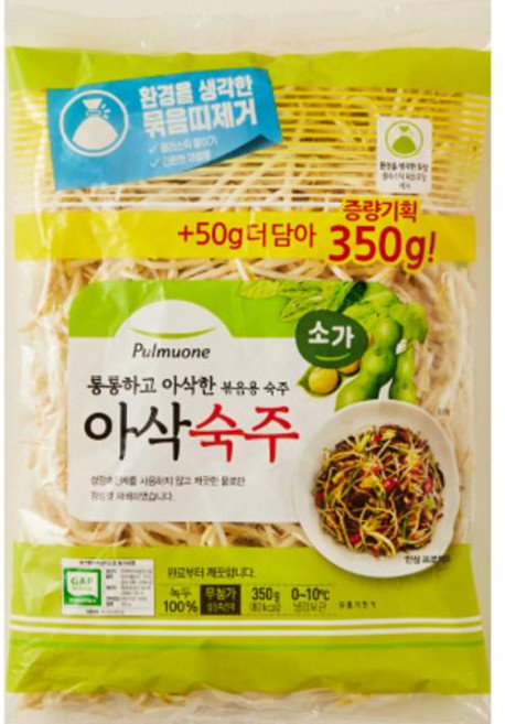 풀무원 소가 아삭숙주 350g 4개