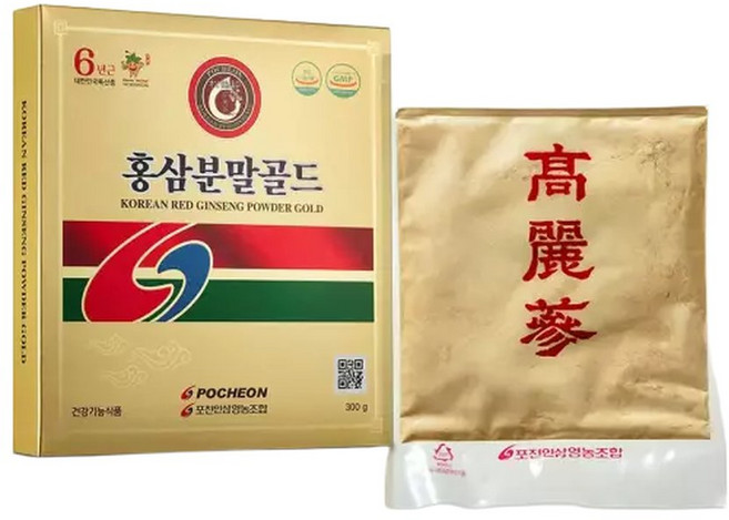 홍삼분말골드300g/6년근/홍삼가루, 1개, 300g