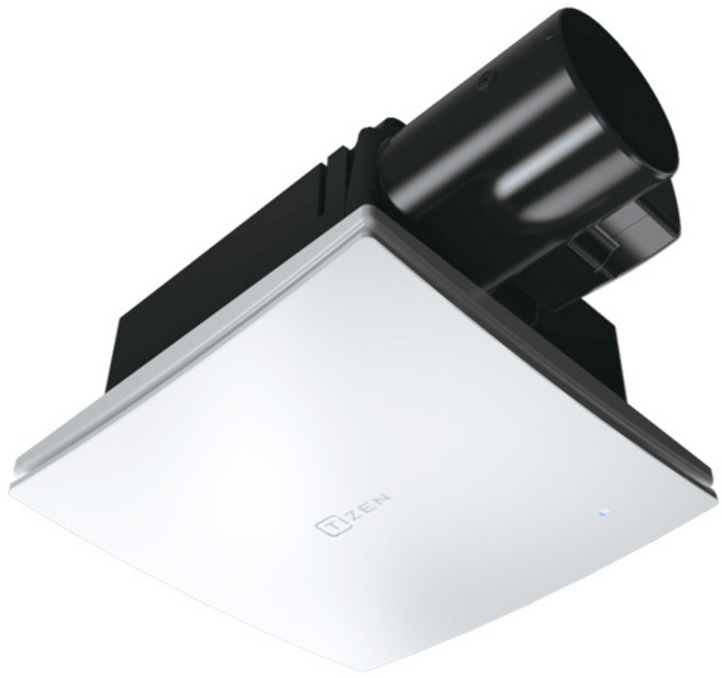 티젠 TIZEN 리엘 TA-C80 ECO (MD) 전동댐퍼일체형 고정압 정풍량 화장실환풍기 욕실환풍기, 플러그타입, 1개