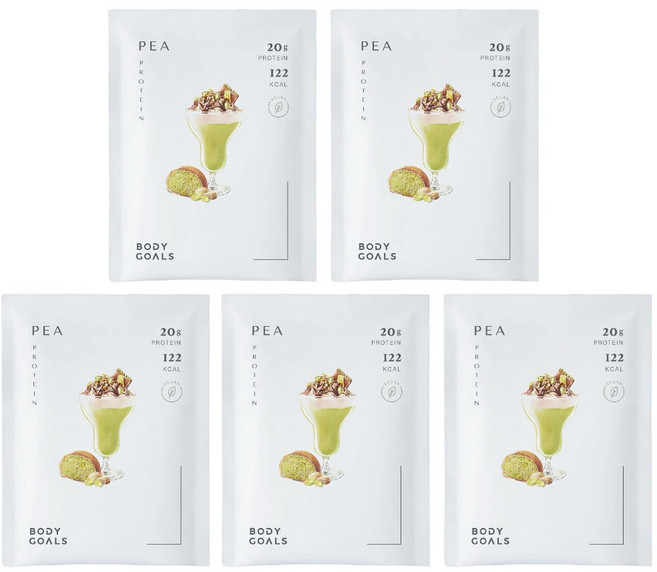BODY GOALS 濃芋歐蕾 豌豆蛋白飲 20克蛋白質, 31g, 5個