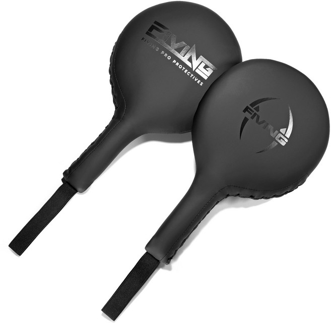 FIVING 복싱미트 권투훈련 스파링미트 태권도미트 2pc, 1세트, 블랙