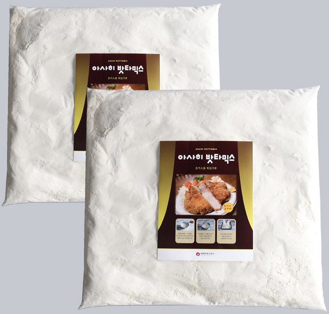 아사히 밧타믹스 5kg 박스 - 프리미엄 일본 베타믹스 돈까스 튀김가루 대용량 결착력 좋은, 2개