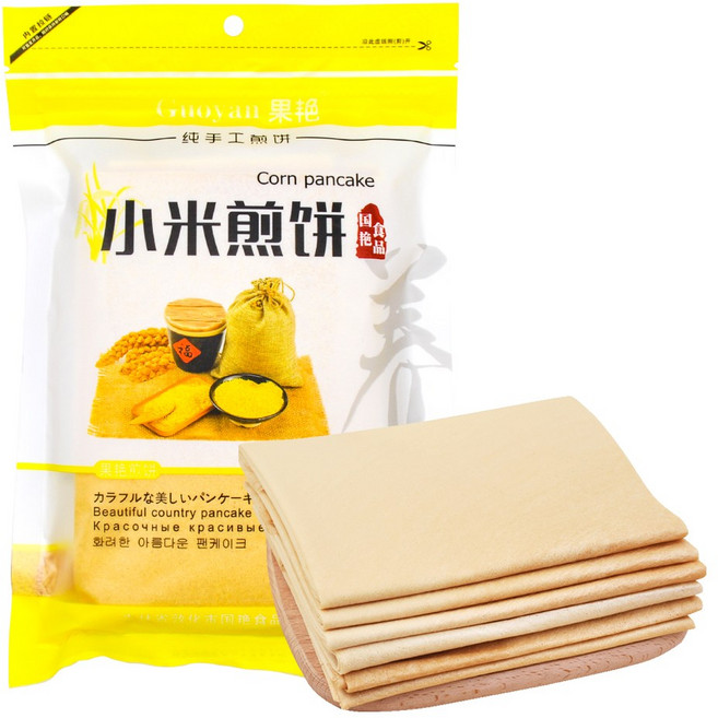 천미방 중국식품 동화 좁쌀전병 젠병, 200g, 3개