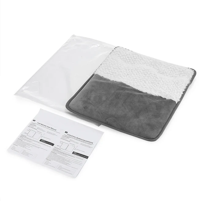 겨울 전기 발 난방 패드 USB 충전 부드러운 플러시 빨 수있는 발 따뜻하게 히터 수면 가정용 발 온난화 매, 01 New Type