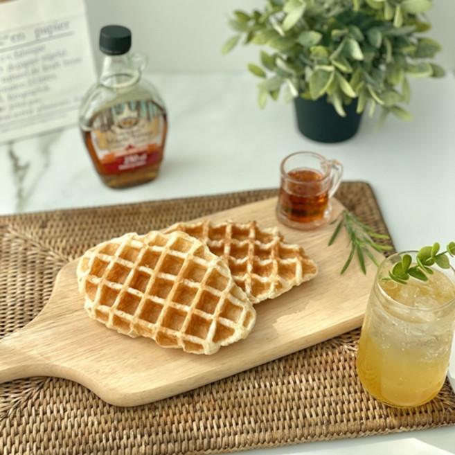 믹스메이커스 이즈니버터 크로플 완제품 70g 크로와상 와플 크로와플 홈카페, 350g, 2개