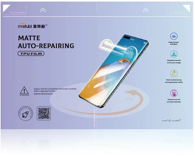 MIETUBL 휴대폰 태블릿용 드로겔 필름HD 프라이버시 스크린 보호 지능형 커터 기계Devia SUNSHINE, 01 50개 Per Box, 03 Matte Auto Repair