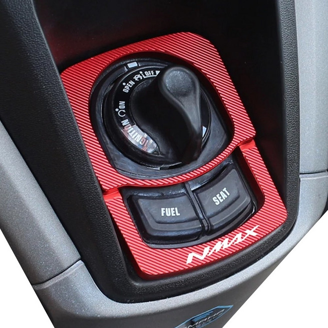 킹콩 NMAX 키박스 커버 21 26년 키커버 보호 몰딩 가드 호환, 1개, 레드