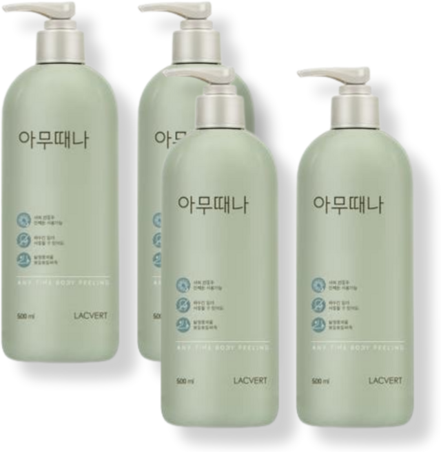 라끄베르 아무때나 때필링 500ml 4개