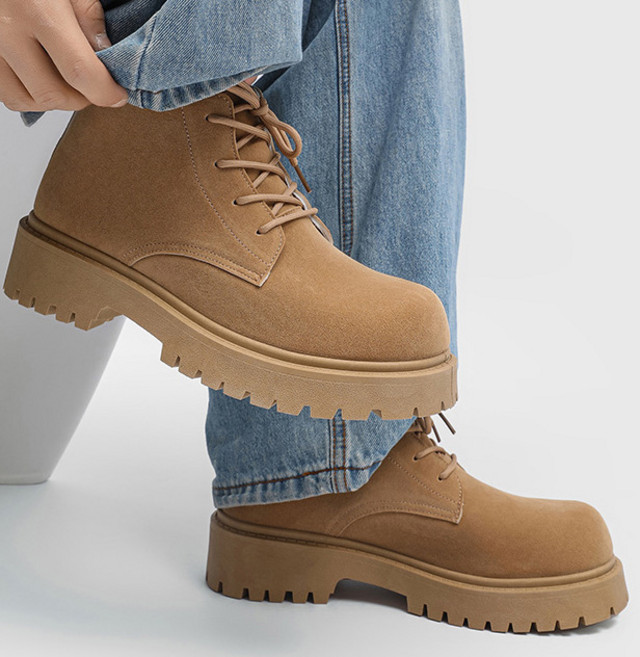 스토리원 미드컷 키높이 데저트 남성 워커 부츠 SH-MBT-D21