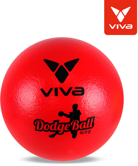 [Viva] 비바 피구공 4호볼 레드, 1개, 단품