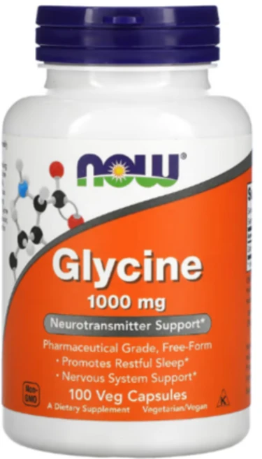 나우푸드 글리신 1000mg 베지 캡슐, 1개, 100정 - 쿠팡